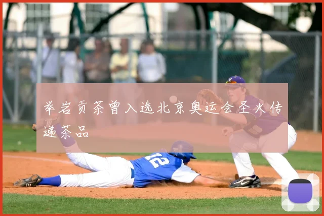 举岩贡茶曾入选北京奥运会圣火传递茶品